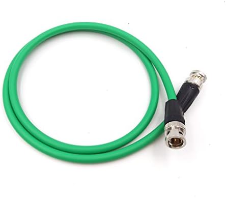 MCCAMSTORE 75ohms SDI IN/SDI OUT Video Cable BNC SDI Cable for SmallHD - Green (100cm (40"))