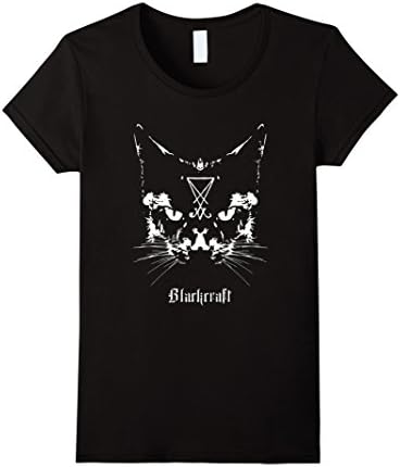 Women's BLACKCRAFT CULT- Lucifer The Cat Tee T-shirt Small Black