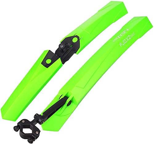 FJQXZ Bike Bicycle Fender Set for Mountain Bike Road Bicycle Front Rear Mudguard Fender Set Mud Guard(Green)