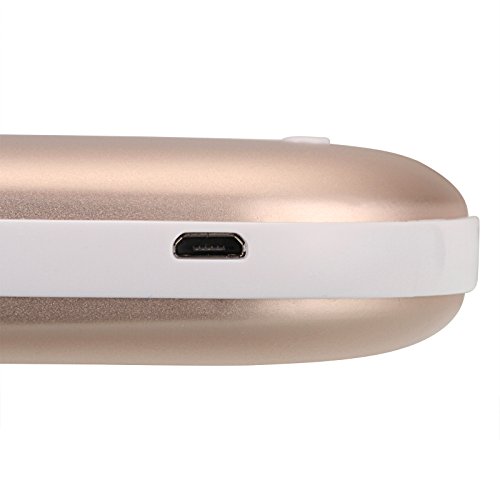 Baisidai Gold Color 5000Mah Portable USB Charger Pocket Electric Hand Warmer Rechargeable Heater (Gold) - Thumbnail 4