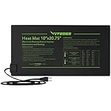 VIVOSUN 2 Pack Durable Waterproof Seedling Heat Mat Warm Hydroponic Heating Pad 10" x 20.75" MET Standard