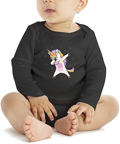 SHUOCDAH Unicorn Cute Dabbing Funny Dab Dance Baby Girls Cool Bodysuit Onesies