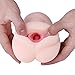 Hismith Male Masturbation Cup,Super Thick Soft & Realistic Pocket Pussy for Men Masturbation with USB Hole Wamer