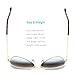 O-Let Aviator Sunglasses for Men Women Driving Fishing Golf Handmade Stainless Steel Frame with UV400 Glass Lens