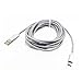 White Durable Braided 10ft Long Type-C Cable Rapid Charge USB Wire Sync USB-C Power Data Cord for ZTE Grand X Max 2, X3, X4, Duo LTE, ZMax Pro Z981