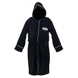 DC Comics Batman Unisex Cotton Hooded Robe - One Size Fits All
