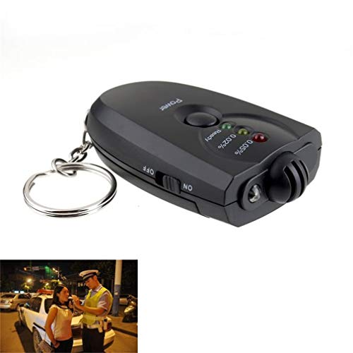 NEW Portable Keychain LED Alcohol Breath Tester Breathalyzer