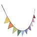 VORCOOL 10pcs Triangle Decoration Banner Flags Mother's Day Party Bunting Banners Polka Dotted