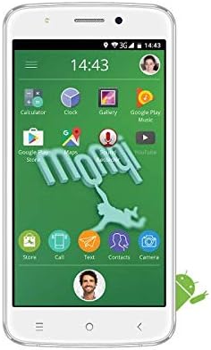 Monqi P550s childs kids first tuff phone 16GB 5.5" HD Sim-Free unlocked parental montoring - Black