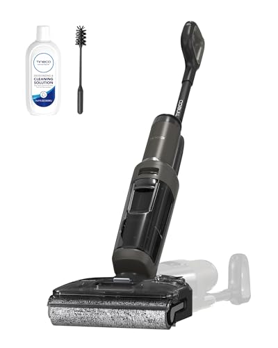 Tineco Floor One i6 Stretch Cordless Vacuum Cleaner, Wet and Dry Vacuum Cleaner, Powerful Suction 20 kPa, Flat Range 180°, Two-Edge Cleaning, 40 Min Autonomy, Drying 5 Min 85°C