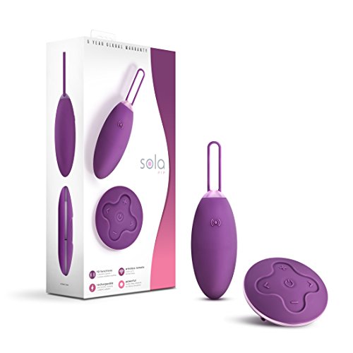 Sola pip wireless remote bullet vibrator with 10 vibration functi…
