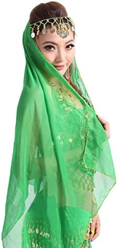 Yooan india dance veil Headpiece