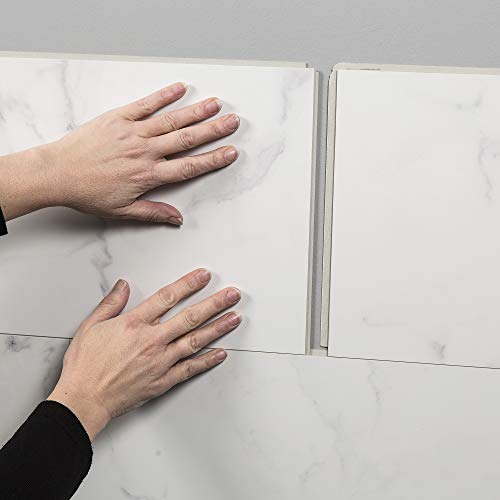 Interlocking Vinyl Wall Tile by Dumawall Waterproof, Durable 21.9 in
