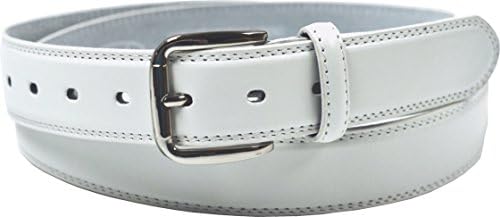 Mens Double Stitched Leather Lined Suit Trouser Belt