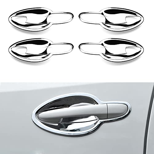 ANFOKAS 8pcs for Mazda CX-5 2023 2022 2021 2020 2019 2018 2017 Accessories Car Auto Door Handle Bowl Cover Trims Sporty Style Exterior Decoration Sticker - Chrome
