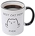 Best Cat Mom Ever -11 oz Coffee Muc Tea Cups,Perfect Christmas birthday Cat Memes gifts,cat lover gifts for women