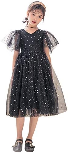 Weileenice 子供服 女の子 ワンピース フォーマル レース チュール クリスマス プリンセス ピアノ 発表会 結婚式 コンクール パーティー 冠婚葬祭 セレモニー