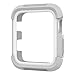 UMTELE Compatible with Apple Watch Case 42mm, UMTELE Shock Proof Bumper Cover Scratch Resistant Protective Rugged Case Replacement for Apple Series 3/2/1 42mm, Nike+, Grey/White