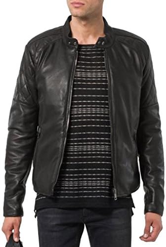 Genuine Sheep Leather Mens Slim Fit Party Jacket LT360 - XXXL