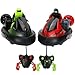 SZJJX RC Battle Bumper Cars, Set of 2 Stunt Remote Control VS Vehicles 27MHz/40MHz , Speed Electric Trucks with Ejectable Drivers Red/Green