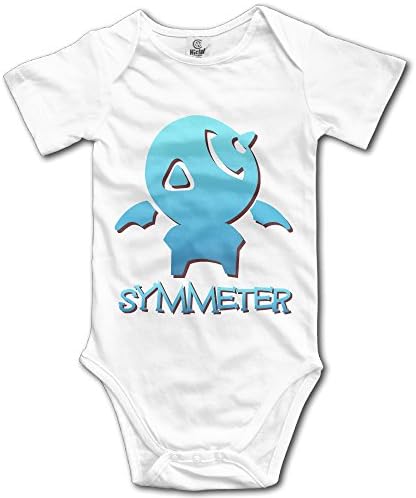 ANVY Baby's OW Symmeter OverSymmeter Watch Video Game Role Skill Jumpsuit With No Pocket White Size18 Months