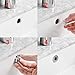Homevacious Sink Basin Trim Overflow Cover Ring Brass Insert In Hole Round Caps Oil Rubbed Bronze ORB