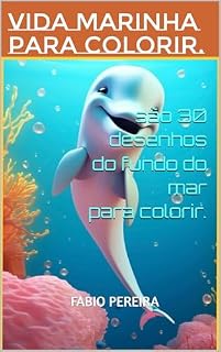 Livro ANIMAIS PARA COLORIR-VIDA MARINHA