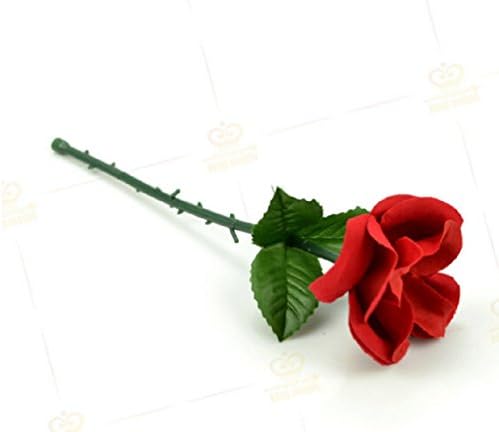 Folding Red Rose Magic Tricks Props Toys Surprise to your lover