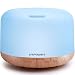 URPOWER 500ml Aromatherapy Essential Oil Diffuser Humidifier Room Decor Lighting with 4 Timer Settings, 7 LED Color Changing Lamp and Waterless Auto Shut-Off primary
