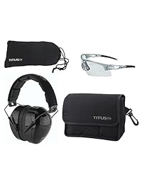 Titus Earmuff   Gafas Combo   Negro Brillante 32 N