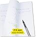 Five Star Loose Leaf Paper + Study App, 4 Pack, 3 Hole Punched, Reinforced Filler Paper, College Ruled Paper, 11