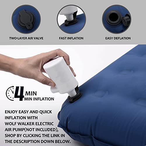 WOLF WALKER SelfInflatable Sleeping Pad 2 Person for Camping