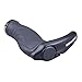 BONMIXC Bike Grips Ergonomic Shock Absorption Mountain Bike Grips with Bar Ends Non-Slip Bicycle Grips with Horns Aluminum Alloy Rings Lock On