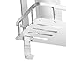 TIANG-Aluminium Two Tier Wall Hanging Rectangle Bathroom Shelf