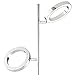 Possini Euro Gillette 2-Light Chrome LED Floor Lamp
