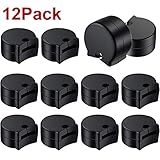 Patelai 12 Pack Rubber Clarinet Thumb Rest Cushion Protector Fit for Most Clarinet, Black