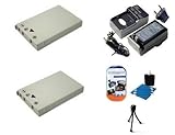 SAVEoN Battery and Charger Kit includes Professional 2 Pack Replacement Extended Long Life Nikon EN-EL5 Batteries + Quick Charger + Mini Tripod + LCD Screen Protectors + Camera Cleaning Kit for Nikon COOLPIX P100 P500 P510 Digital Camera