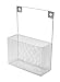 YBM Home Silver Mesh Wall Mount Pantry Caddy, Wrap Rack Size 10 1/2 x 14 1/2 x 4 inches 1154 (1)