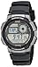 Casio Men's AE1000W-1BVCF Silver-Tone and Black Digital Sport Watch with Black Resin Band