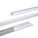 zoopod T8 LED Tube Lamp, 6500K cool white, 3000K warm white, Frosted Cover (25Pcs, 6000~6500K) 25-pack 10-pack 4ft T8 18W (32w fluorescent replacement)