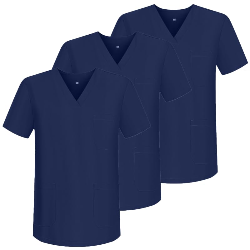 MISEMIYA Paquete 3 Unidades - CASACA SANITARIO UNISEX UNIFORMES SANITARIOS 3-6801