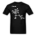 Spreadshirt Darwin I Think Evolutionary Tree Men's T-Shirt, XL, Black