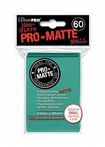 Ultra Pro Deck Protectors Small Pro Matte Aqua (60 Count) 84152