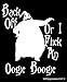 UR Impressions Back Off... Oogie Boogie Decal Sticker Vinyl Graphics for Car Truck SUV Motorcycle Window|WHITE|5.5 X 5.2 inch|URI378
