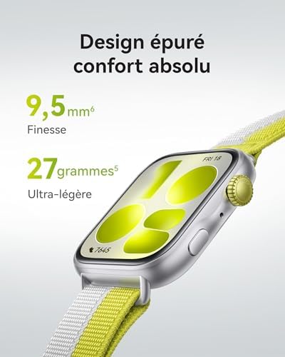 Watch FIT 5 Montre connectée, GPS, Écran AMOLED de 1,82'', NFC, Noir