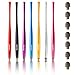 Honsky Cell Phone Stylus, Tablet Stylus for Touch Screens: Universal Long Metal Slim Waist Stylist Pens, Tablet Pen, Touchscreen Stylus Pen ¨C with Replacement Tips, Multi-Colored, Bulk, Pack of 7