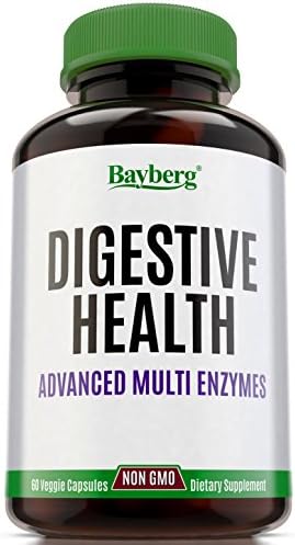 Digestive Enzymes Capsules, Natural Prebiotic Boost & Probiotic Balance. Digestive Health Supplement, Bloating & Gas Relief. Multi-Enzyme Complex, Intestinal + Stomach Aid for Gluten and Lactose