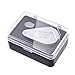 30X Full Metal Illuminated Jewelry Loop Magnifier,XYK Pocket Folding Magnifying Glass Jewelers Eye Loupe with LED Light(Jewlers Identifying Type Lupe)
