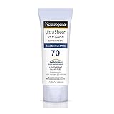 Neutrogena Ultra Sheer Dry-Touch Sunscreen SPF 70 3 oz (Pack of 3)