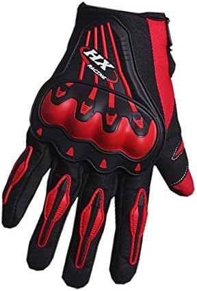 Pro-Biker Motorbike mitts Gloves Motorcycle Moto Luvas Motociclismo Para Guantes motocross Racing Motorcycler gloves (L, Red)